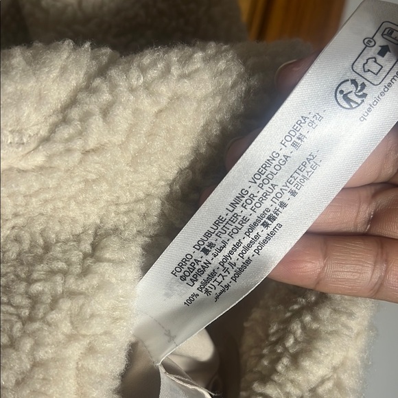 Cozy White women Jacket by Zara - Picture 5 of 6